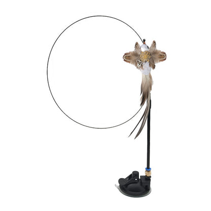 Interactive Cat Feather Toy
