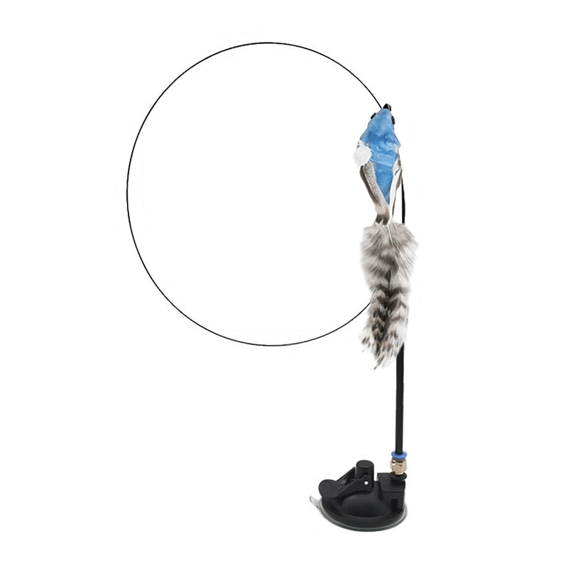Interactive Cat Feather Toy